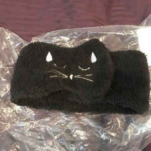 Faux Fur cat embroidered head band